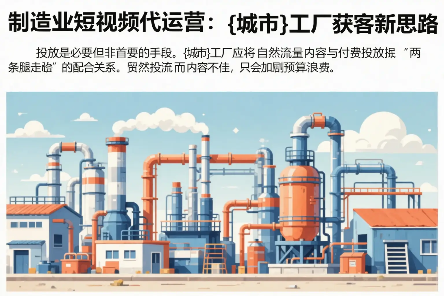 制造业短视频代运营：晋源工厂获客新思路
