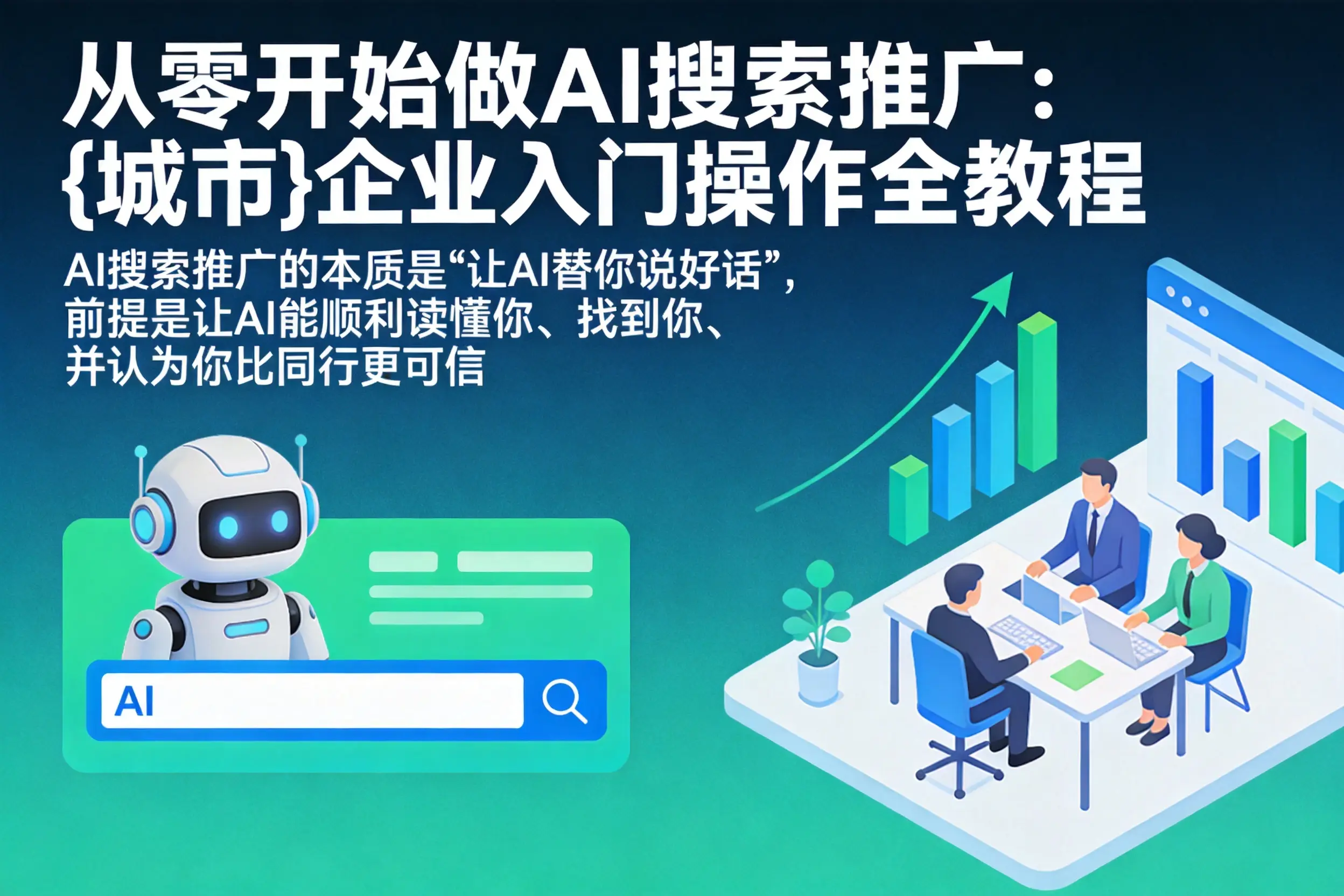从零开始做AI搜索推广：晋源企业入门操作全教程